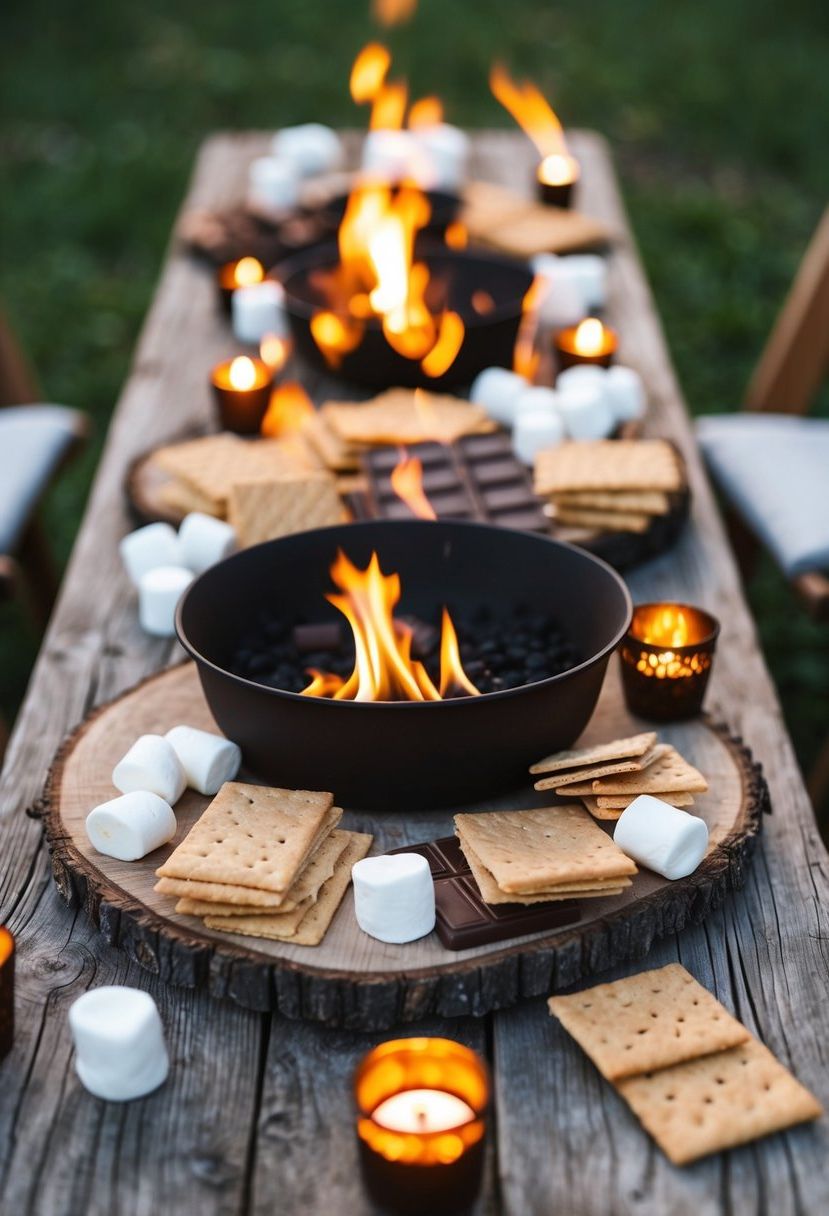 11) Build-Your-Own S’mores Bar