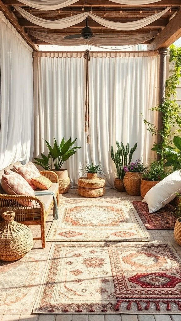 Indoor-Outdoor Rugs for Comfort