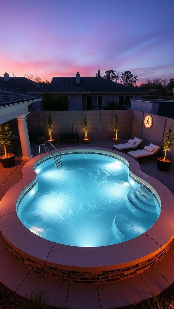 Spa-Inspired Above Ground Pool Ideas