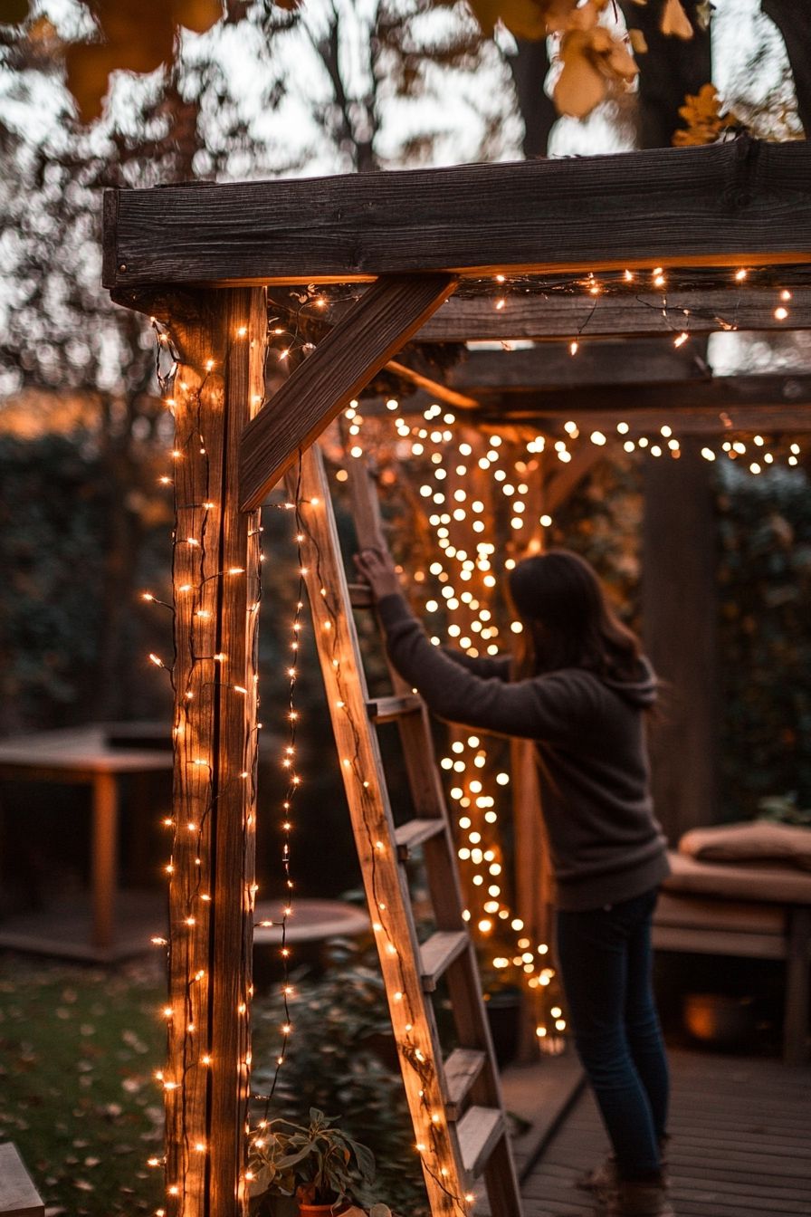 20 Creative String Light Hanging Ideas - photo 5