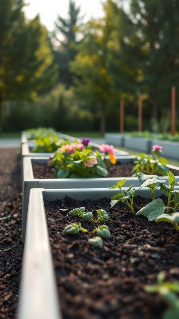 Durable Metal Raised Garden Beds