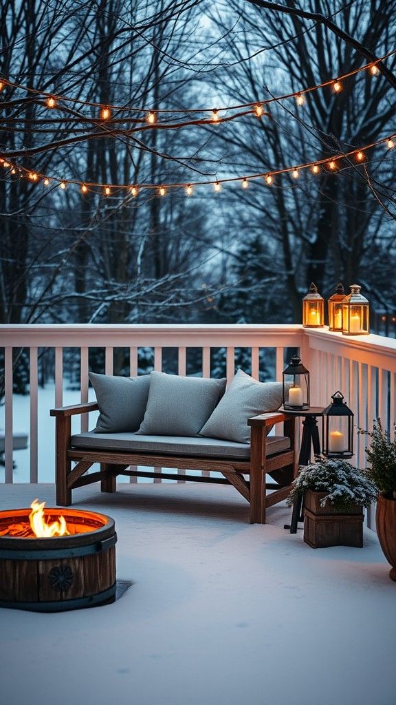 Bright Ideas for Winter Patio Lighting