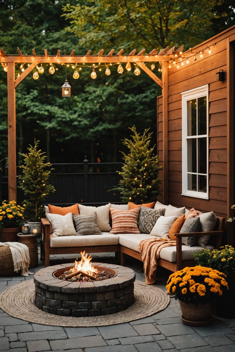 Set Up a Cozy Outdoor Seating Area
