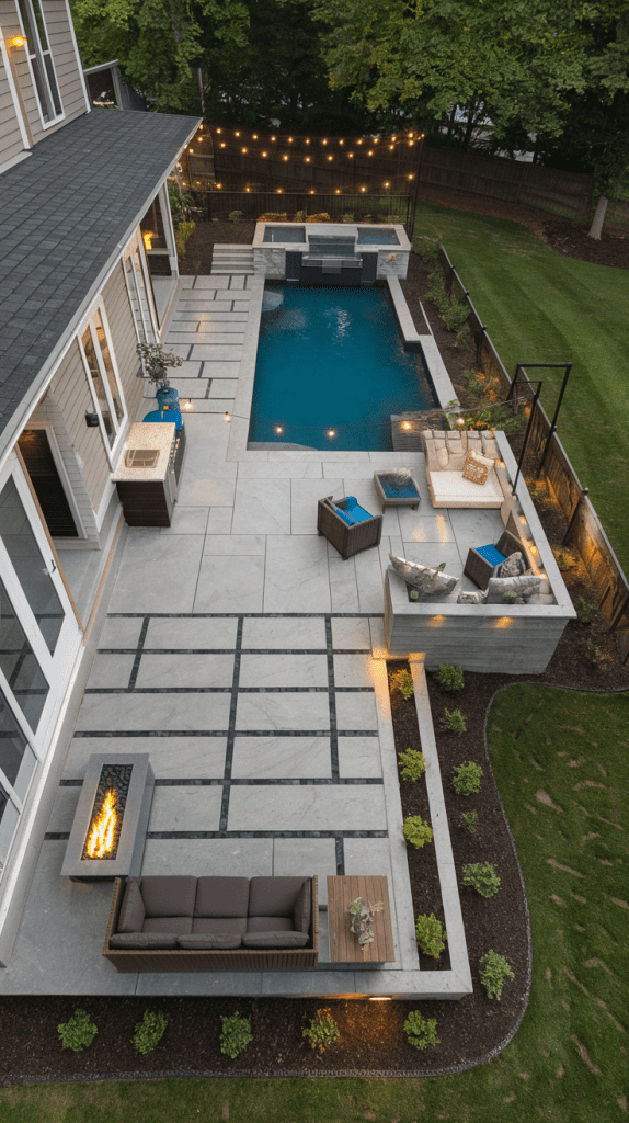 Building a Patio Around Your Pool Deck