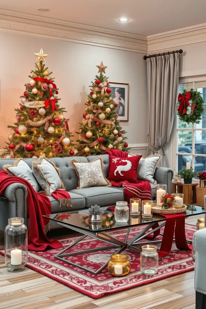 Living Room Decor That Complements the Tree - photo 2
