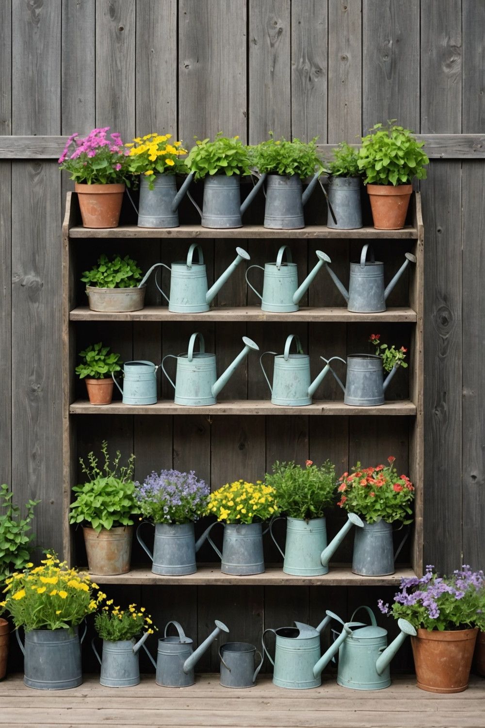 Decorating with Antique Watering Cans
