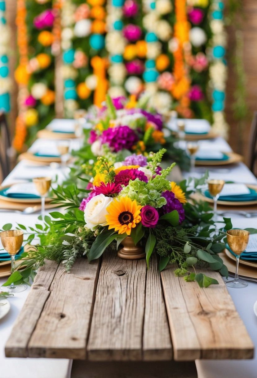 12) Rustic Wooden Table Runners