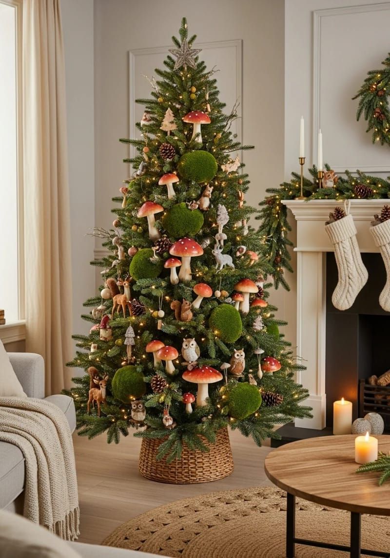 5. Woodland Tree with Mushrooms and Moss - photo 2