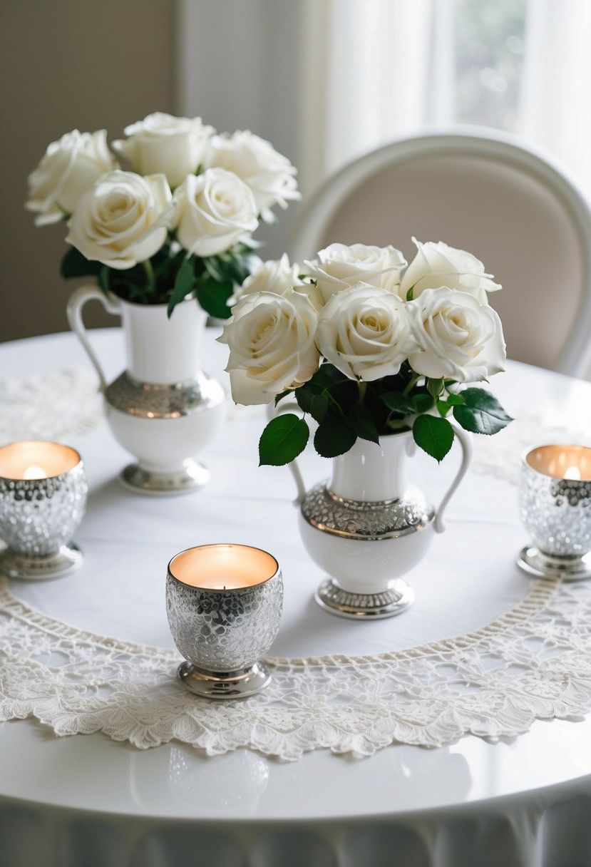 15 Stunning All-White Wedding Table Ideas to Adore