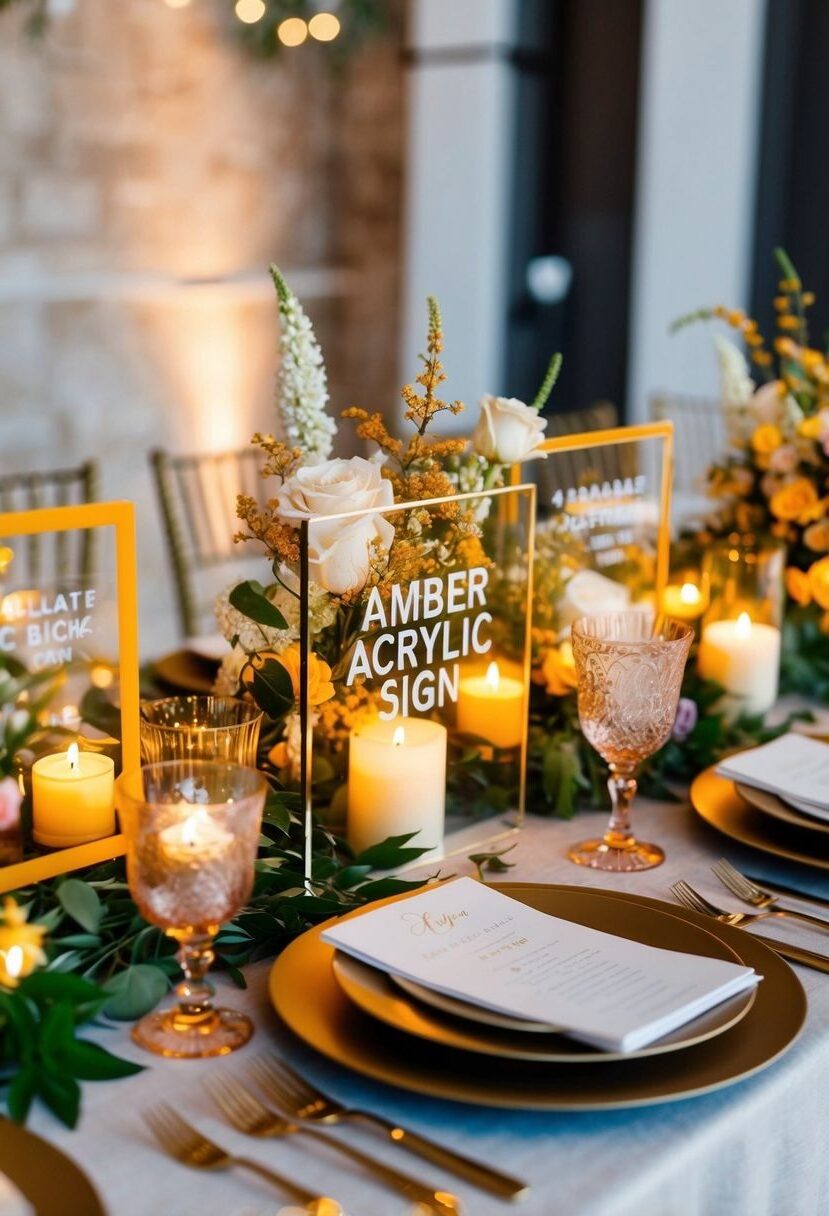 13) Amber Acrylic Display Ideas