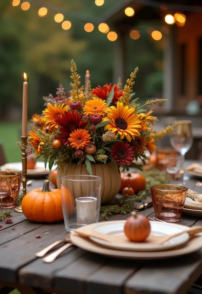 26. Designing Seasonal Fall Centerpieces