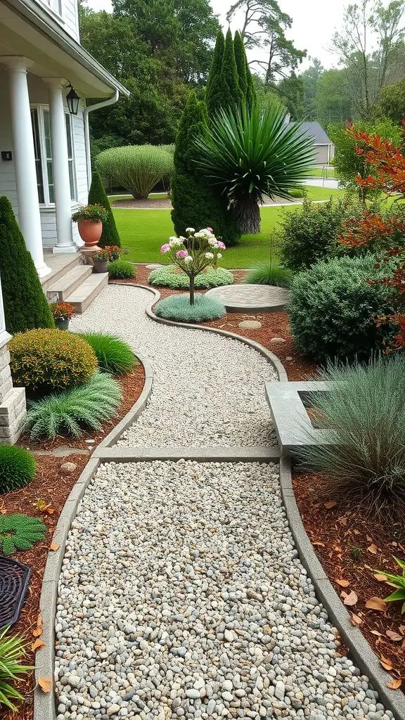 Easy-Care Gravel Pathway Designs
