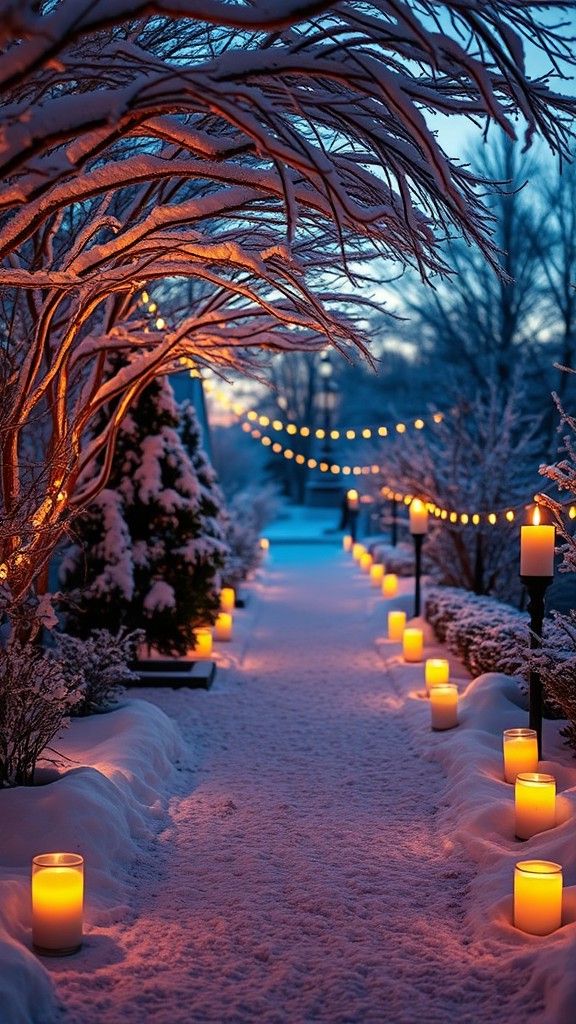 Lighting a Candlelit Walkway