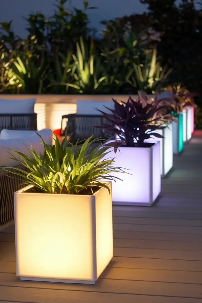 Lighted Planters for Garden Glow - photo 2