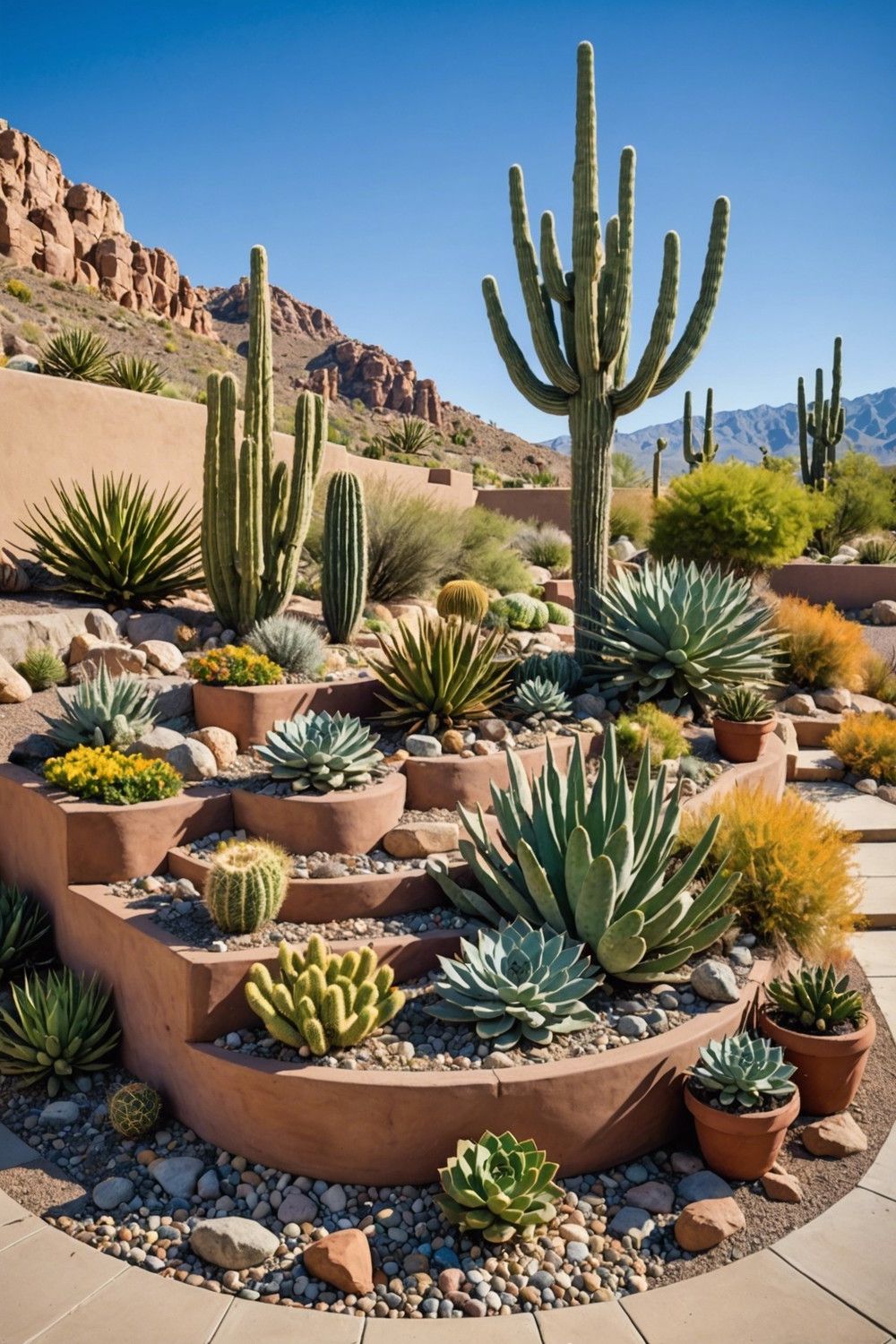 Using Tiered Planters and Raised Beds