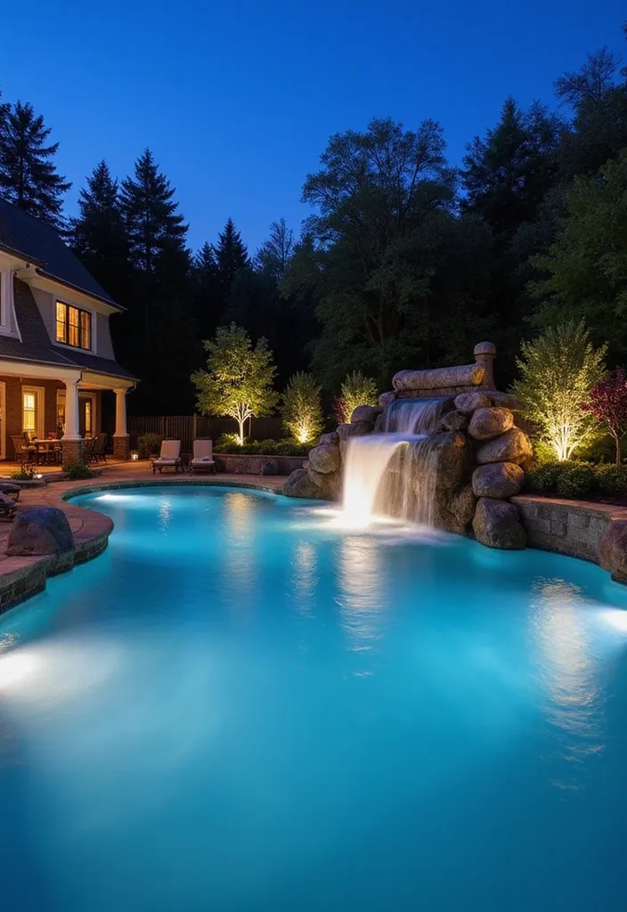 5. Fountains That Elevate a Garden Pool