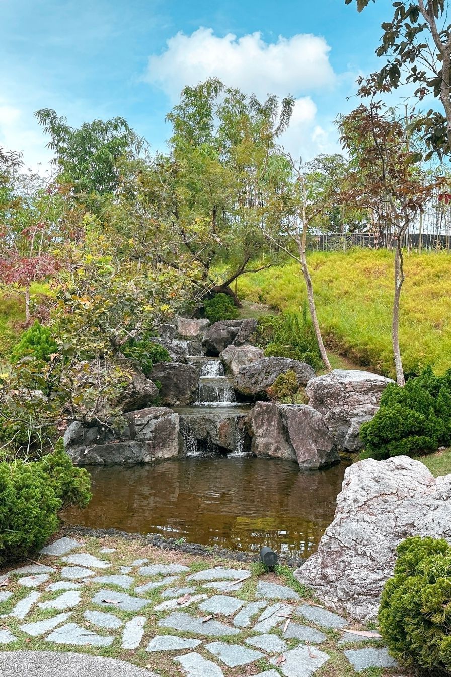 3. Build a Small Rock Waterfall for a Zen-Inspired Escape