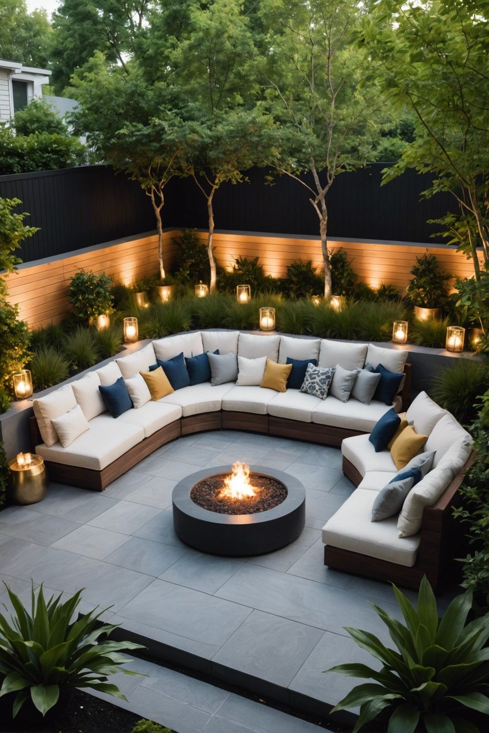 Cozy Sunken Conversation Pits