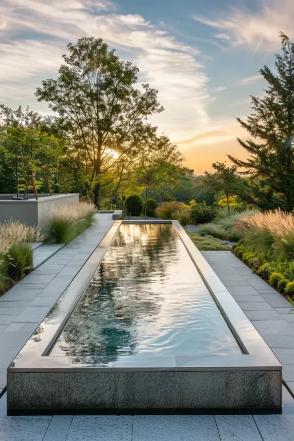 Nature-Filled Pool Retreat for Cozy Days