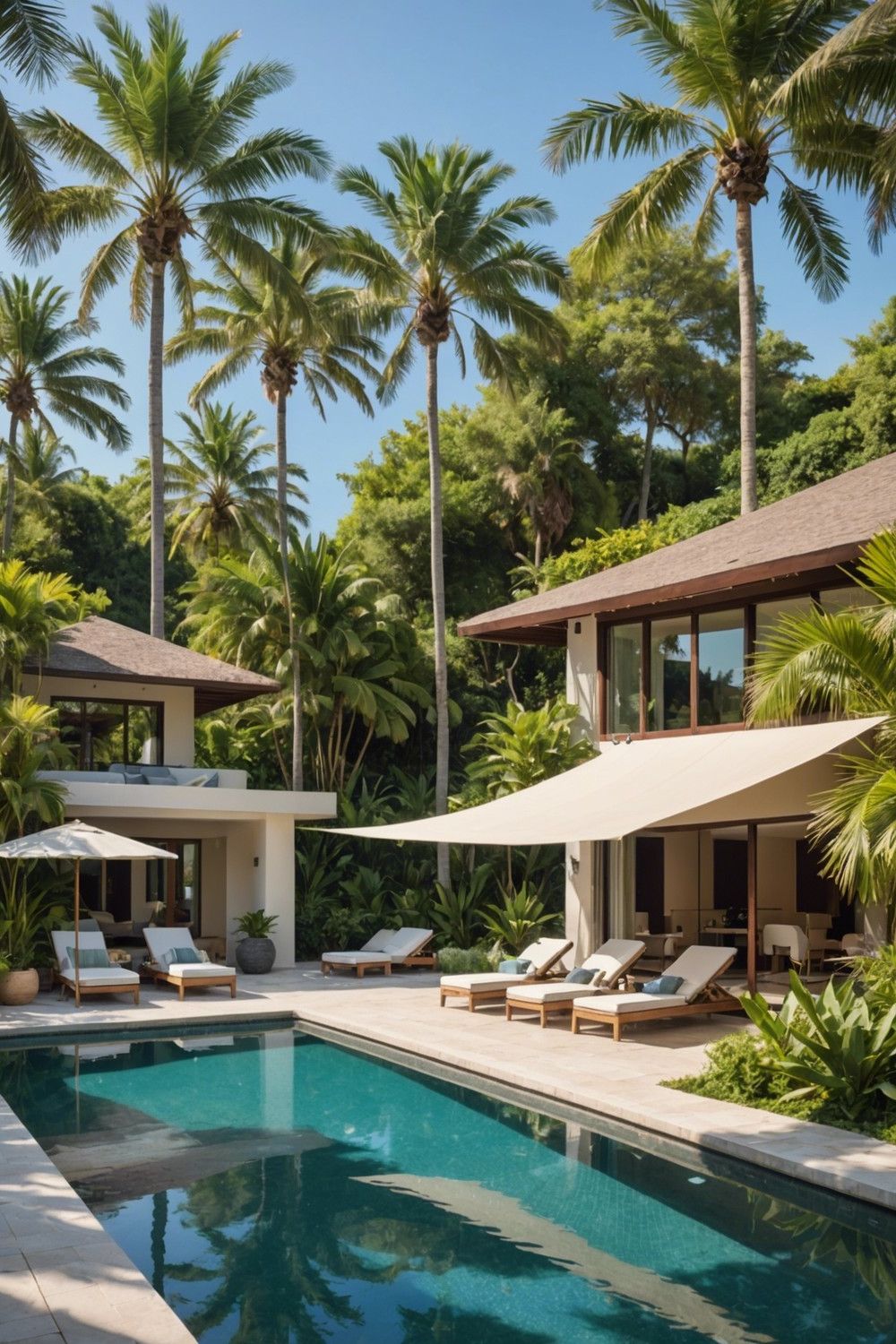 Sail Shades for Swimming Pools