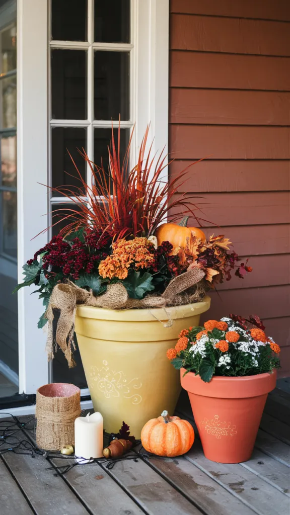 DIY Terra Cotta Planters for Fall Decor