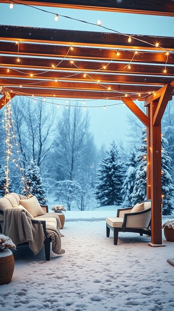 Warm String Lights for Ambiance