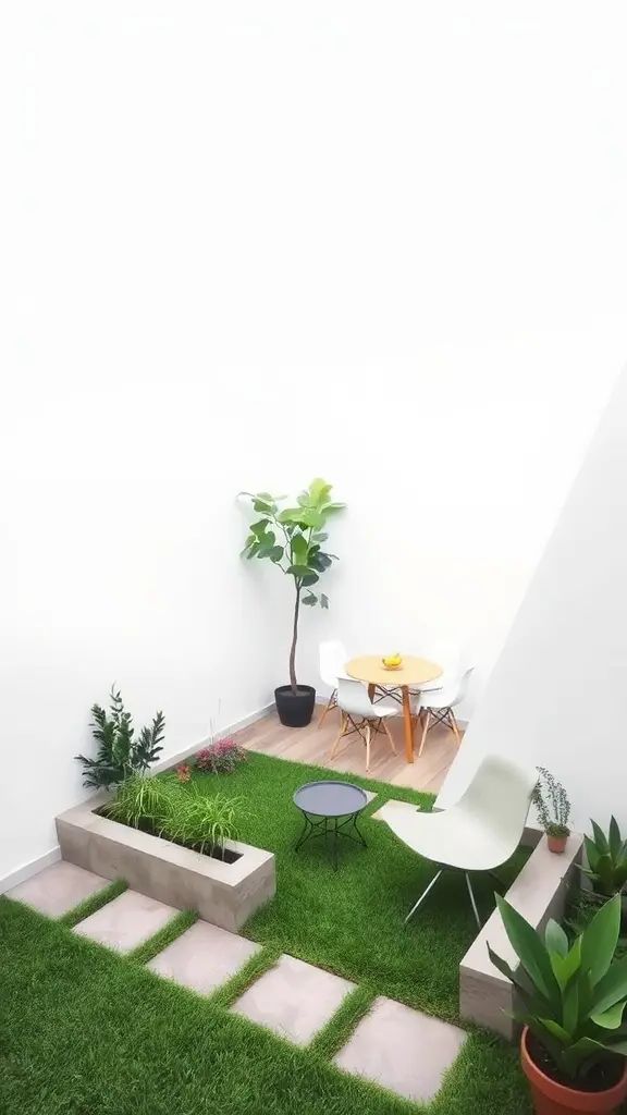 34. Cozy L-Shaped Garden Layout Ideas
