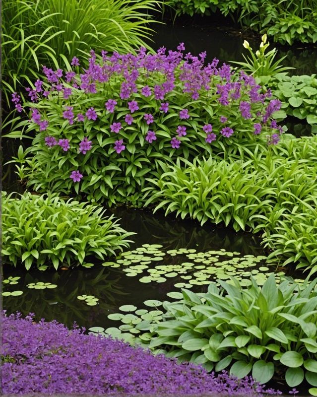 Purple Creeping Jenny for Garden Edges