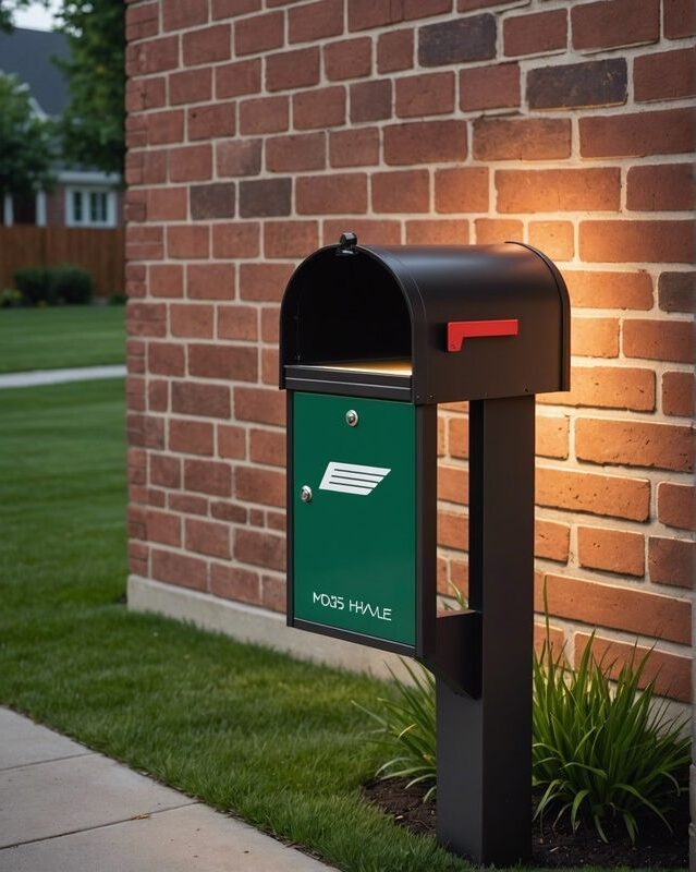 Mailbox with Built-In Lighting