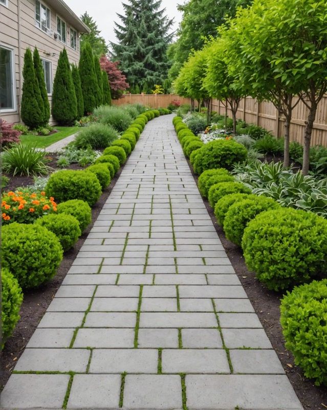 Stepping Pavers Set in Sand