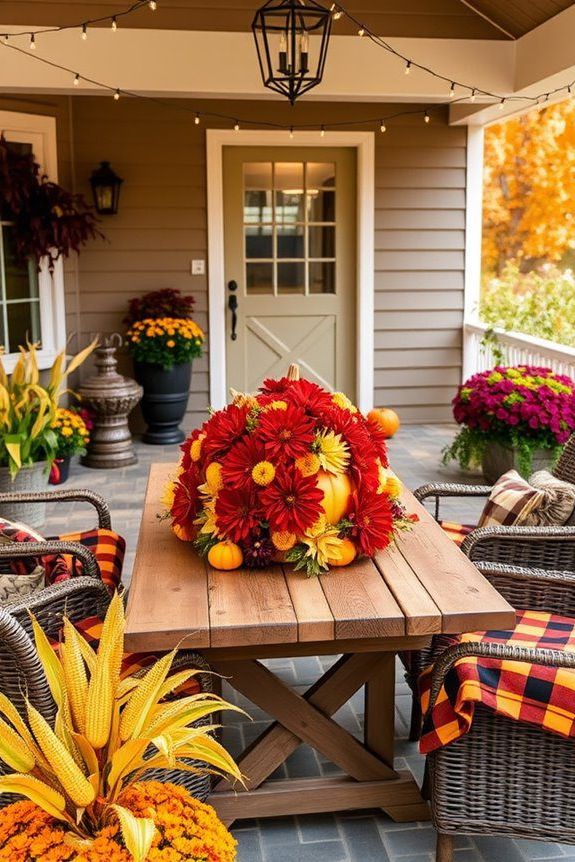Style a Fall Table Centerpiece