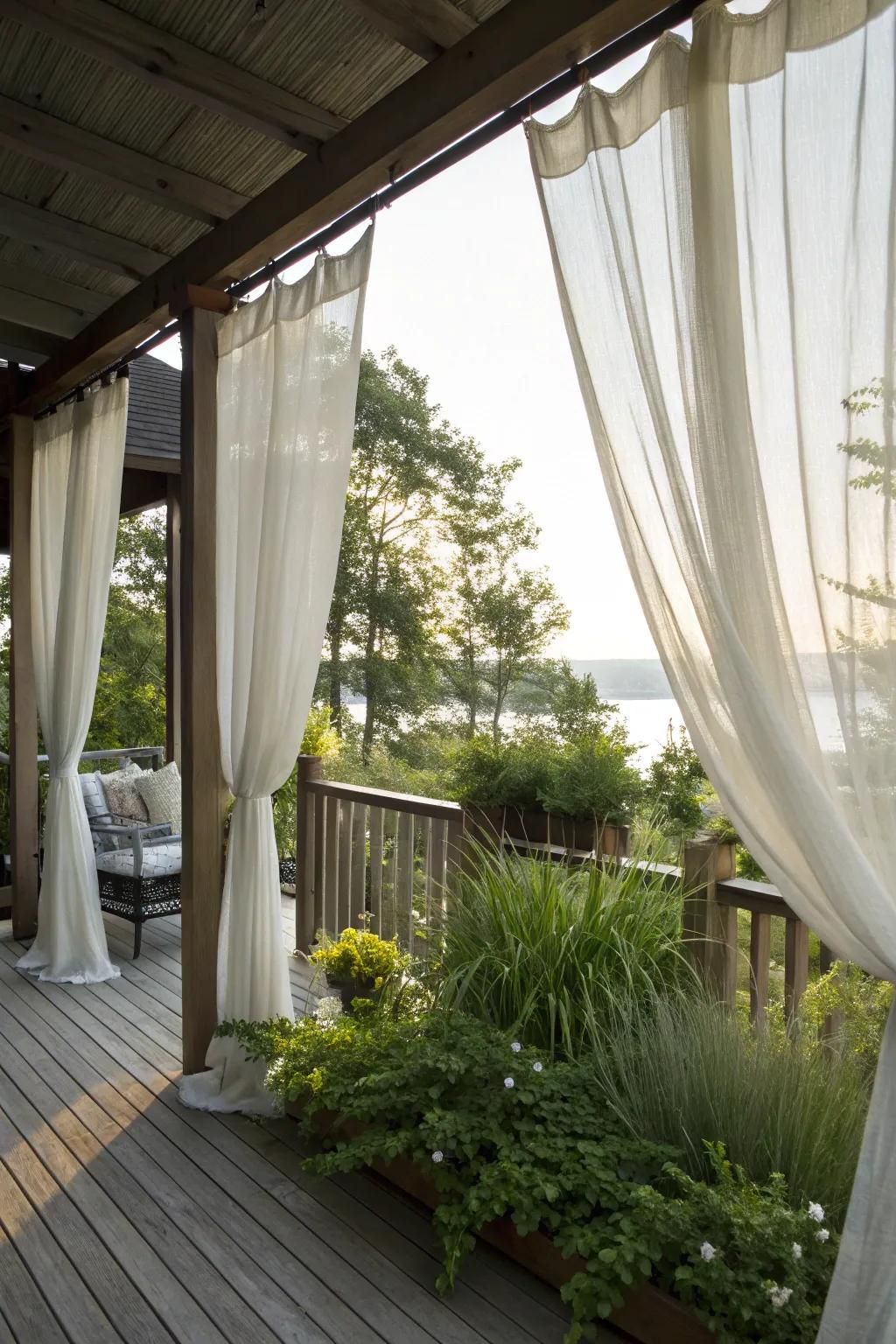 9. Curtains That Move in the Breeze