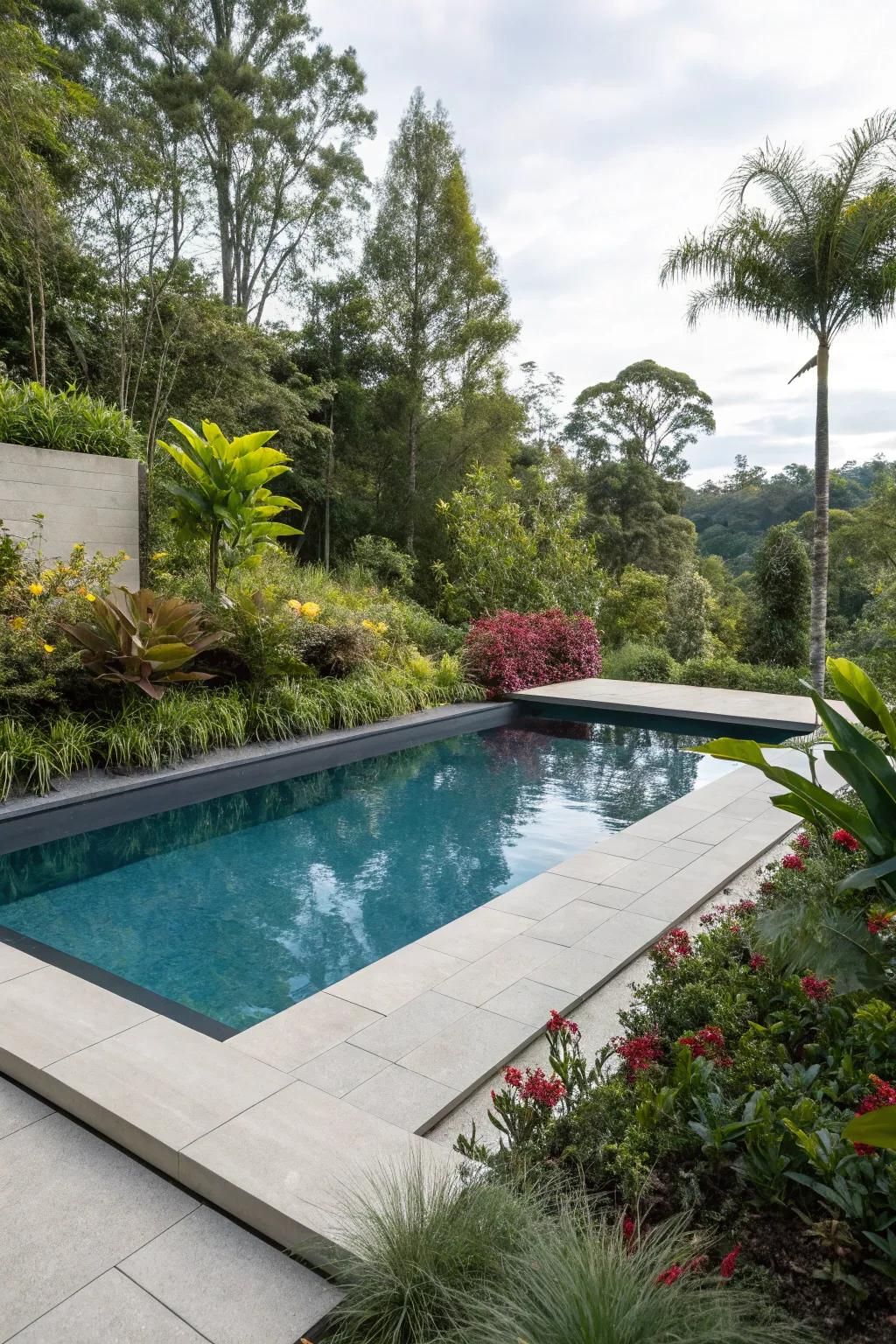 Sleek Geometric Pool Designs