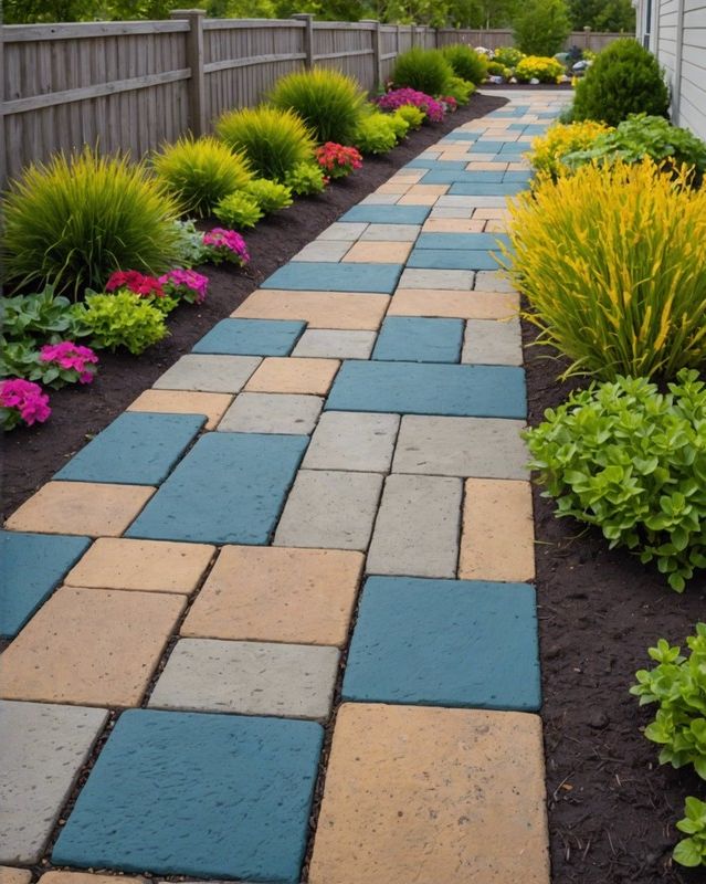 Concrete Paver Pathways