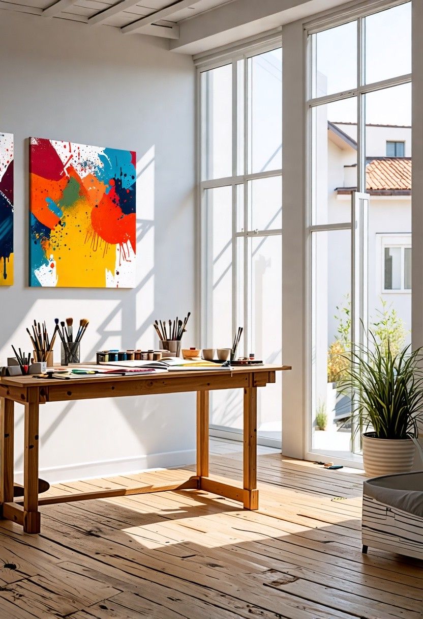 Setting Up a Creative Art Studio