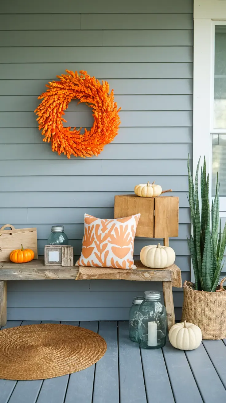 Simple DIY Decor with Pumpkins and Lanterns