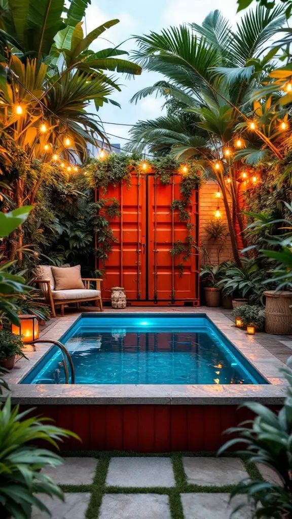 6. Ideas for a City Garden Pool Oasis