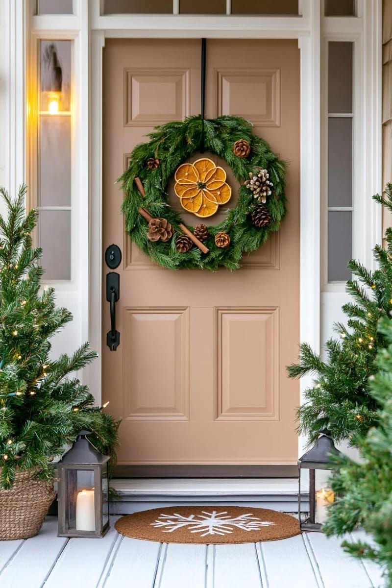 11. Dried Orange and Cinnamon Stick Wreath - photo 2