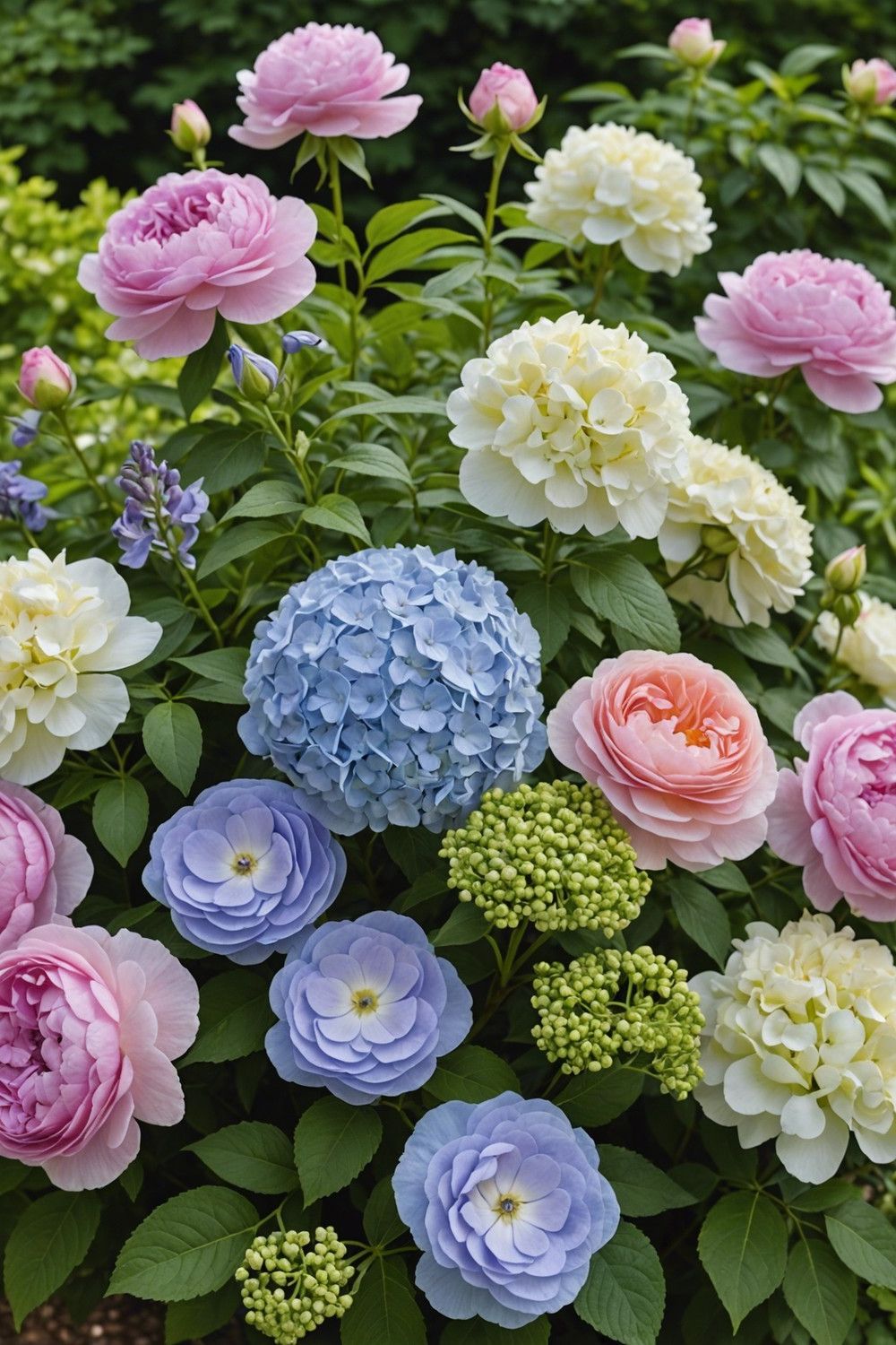 Mixing Fragrant Flowers With Hydrangeas