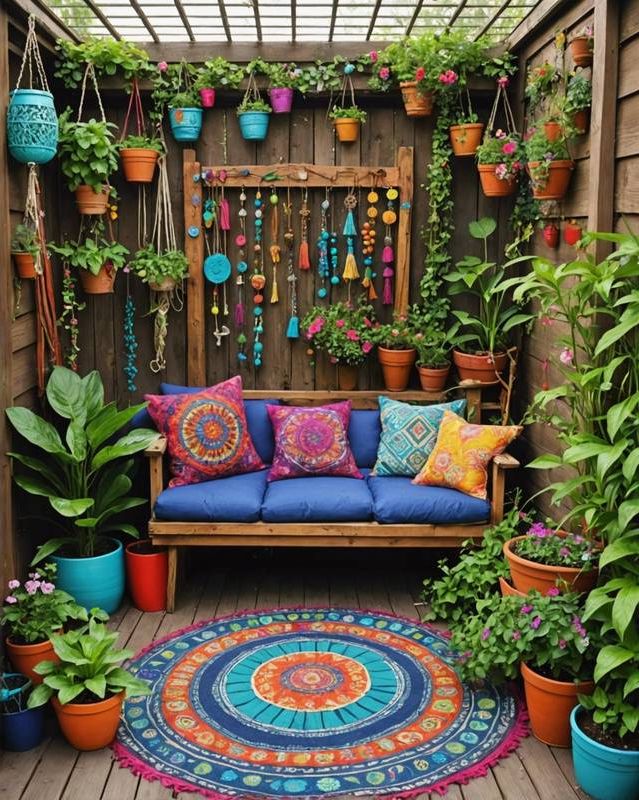 Bold Garden Patterns With Handmade Craft Accents