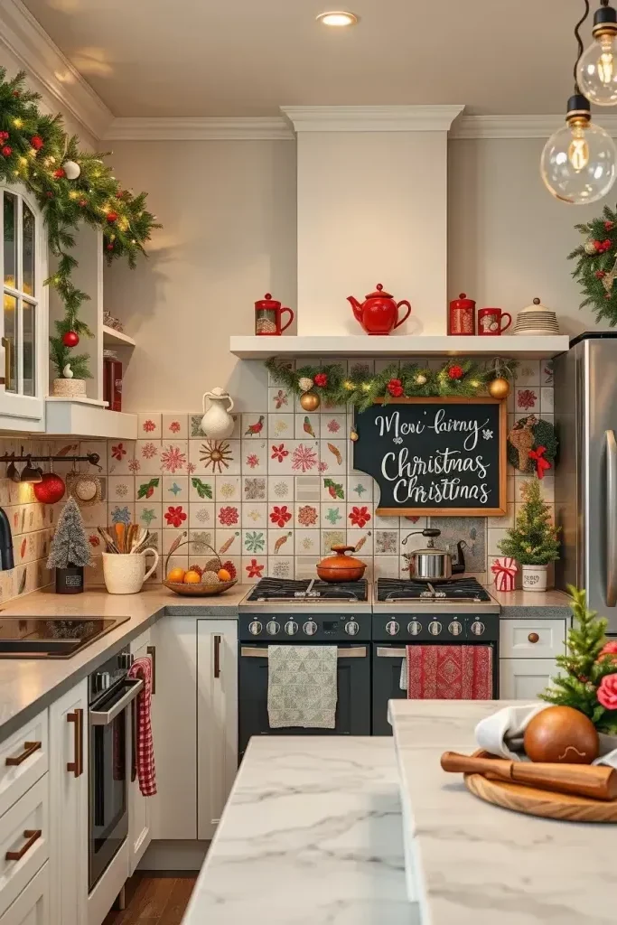 Backsplash Ideas for a Cheerful Holiday Kitchen - photo 2
