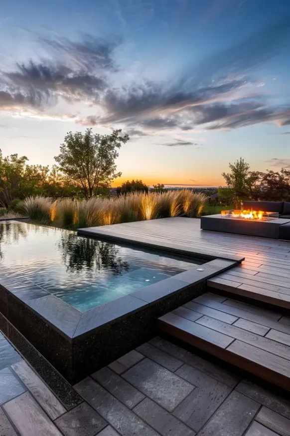 Luxurious Poolside Retreat for Relaxing