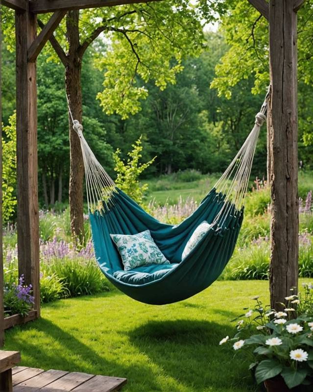 Hammock Nook Overlooking an Open Meadow