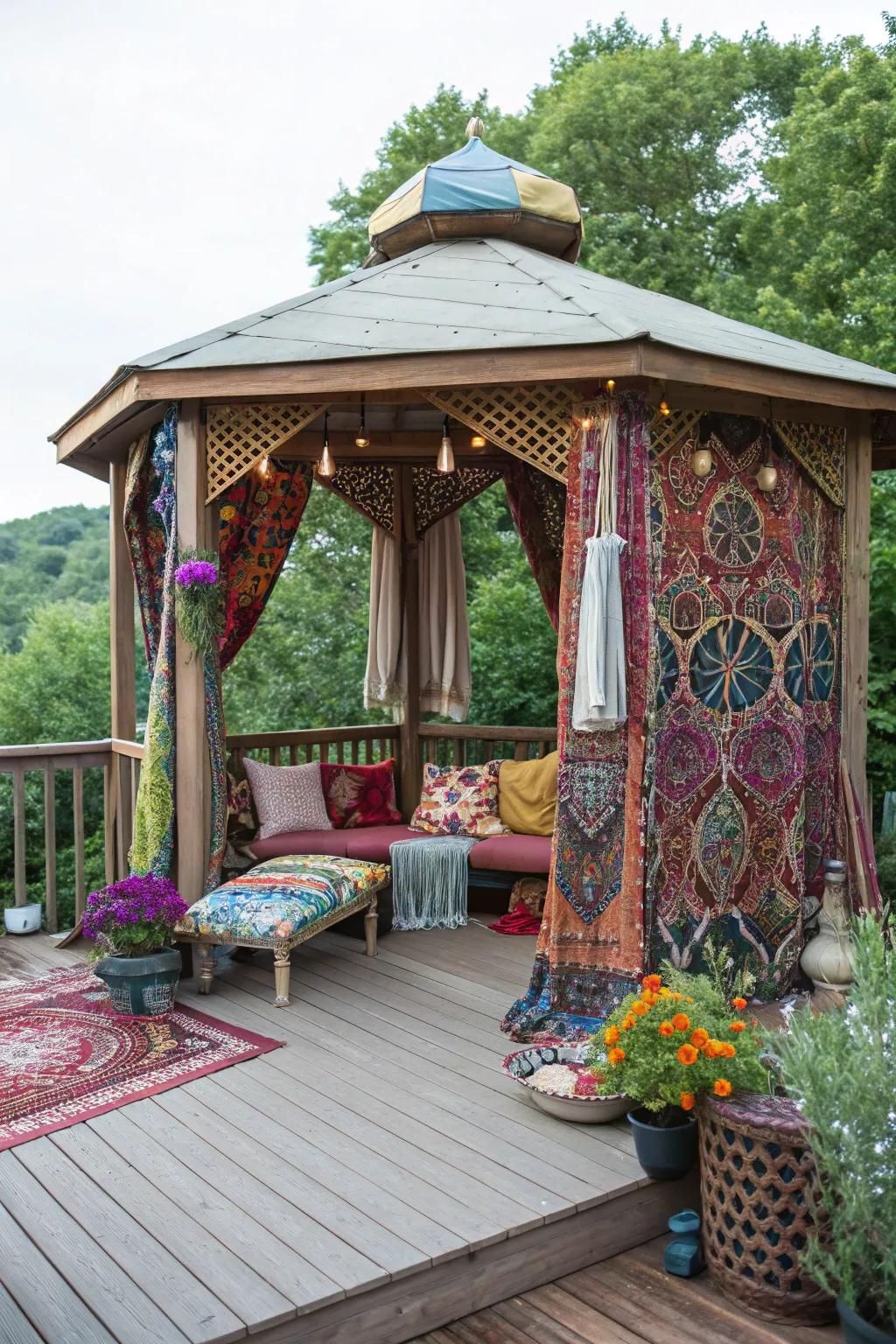 9. Bohemian Gazebo Vibe