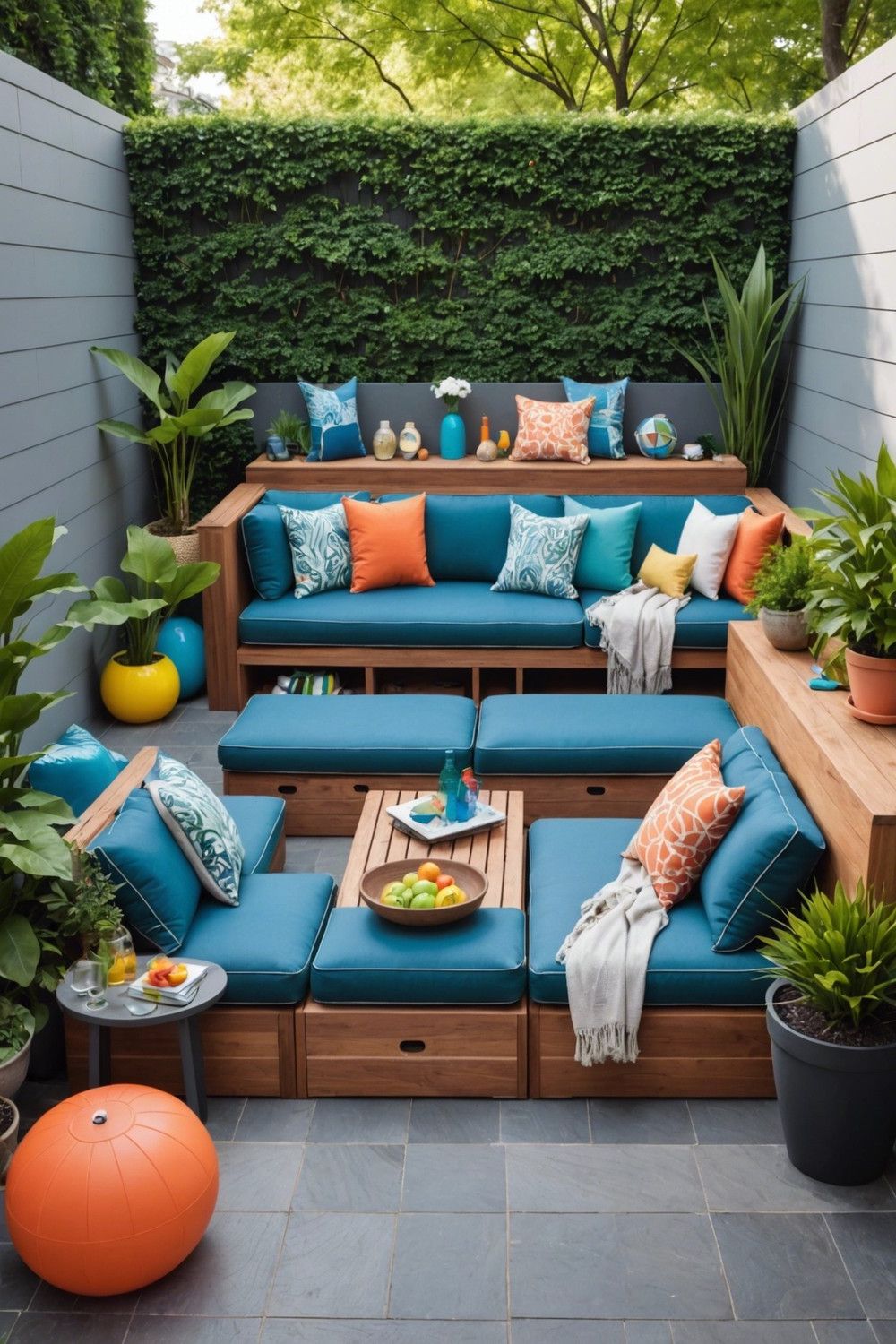 Storage Sectionals for Tidy Patios