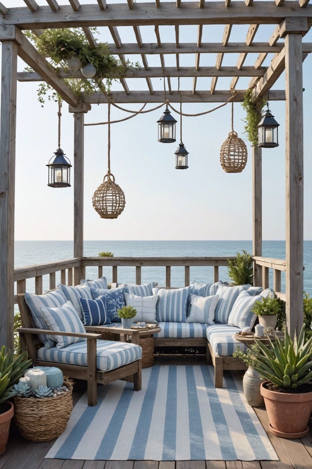 Breezy Coastal-Inspired Pergola