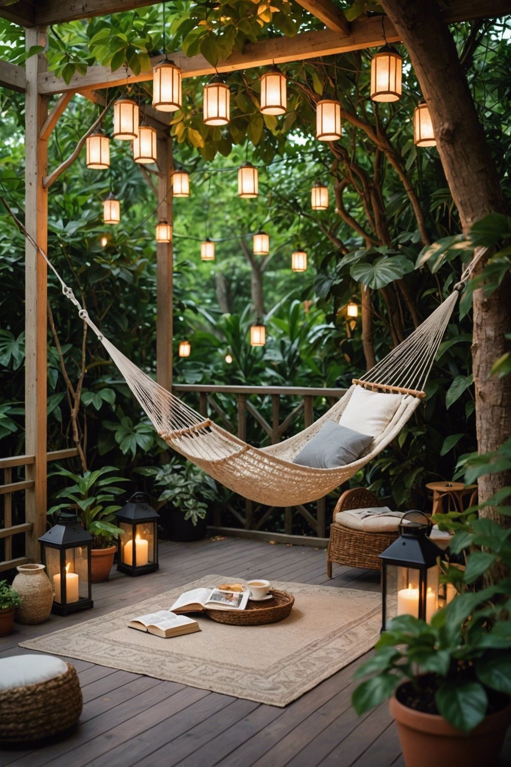 Relaxing Reading Nooks and Hammocks