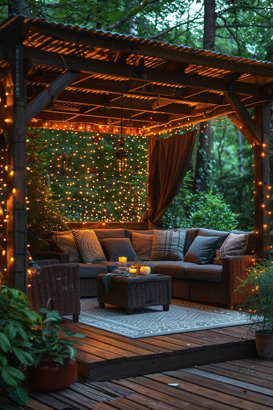 1. Fairy Light Canopy Ideas Worth Trying - photo 2