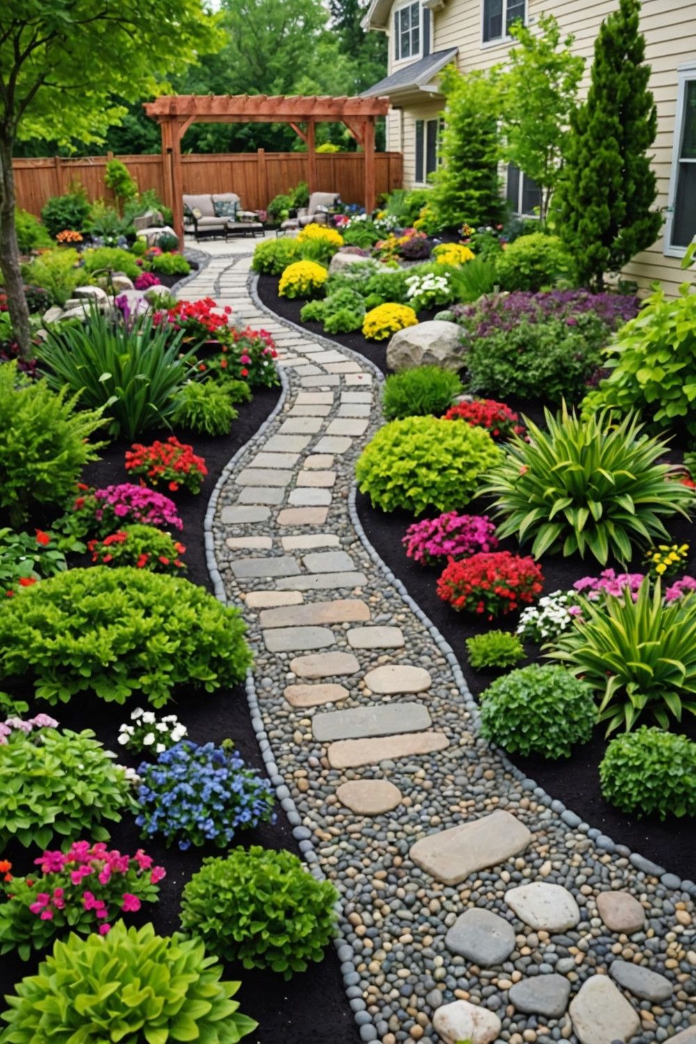 Building a Pebble Walkway