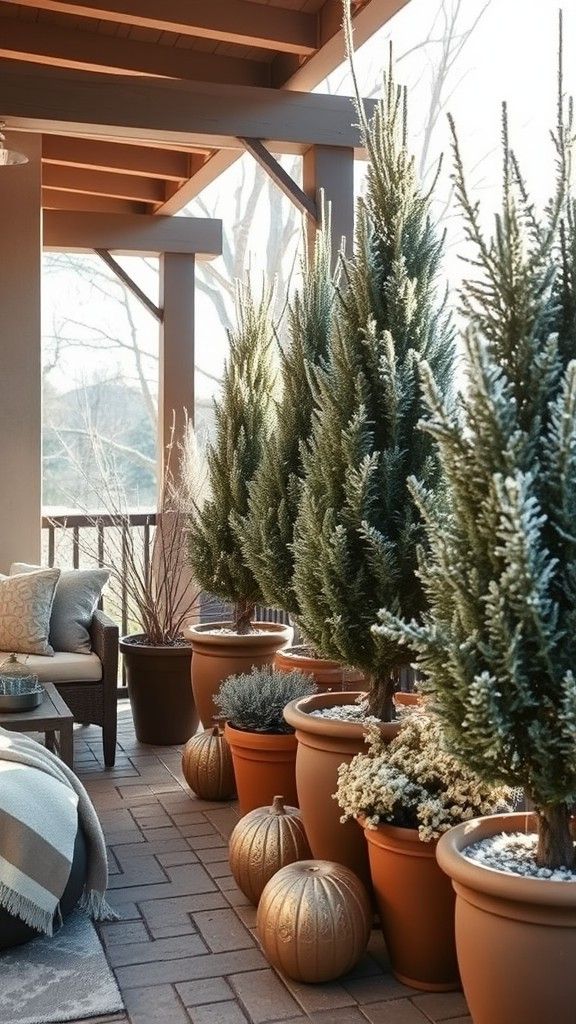 Use Potted Plants as a Windbreak